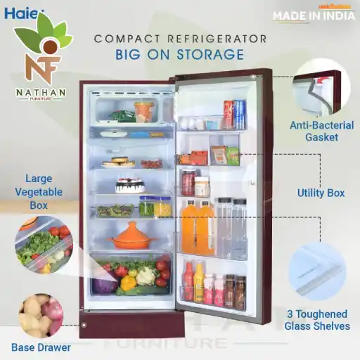 HAIER 190 L 3 STAR FRIDGE (1)