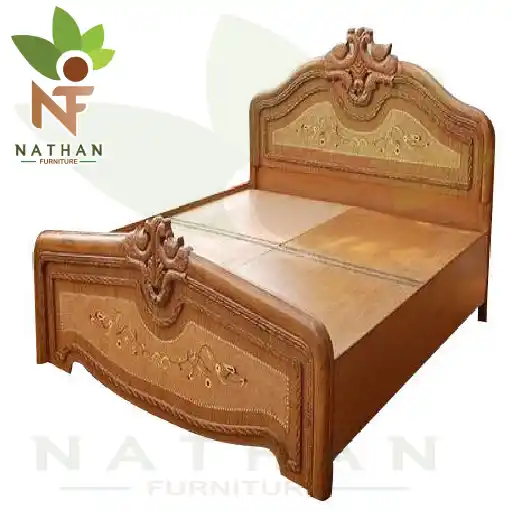 TEAK COT_4 FEET COT