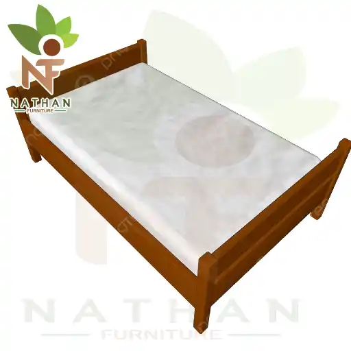 WOODEN COT_4 FEET COT